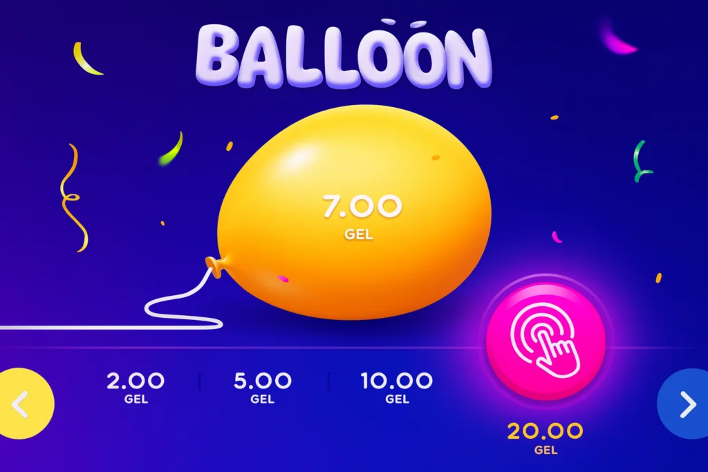 Слот Balloon на сайте Pinco KZ игра с удобным выбором ставок